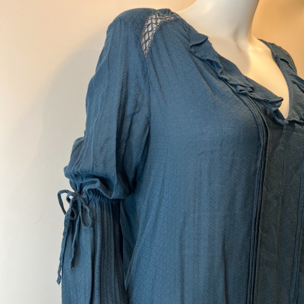 Free People V-Neck Ruffle Dress - Picture 11 of 13